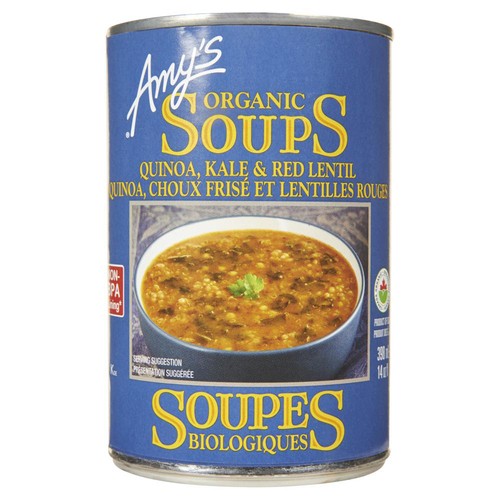 Amy's Kitchen Organic Canned Soup Quinoa Kale & Red Lentil 398 ml