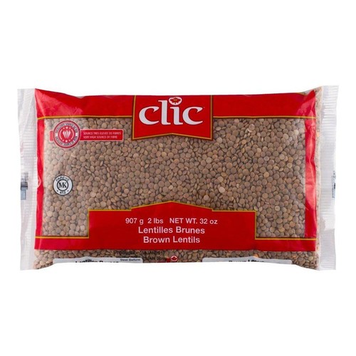 Clic Lentils Brown 907 g