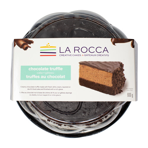 La Rocca Frozen Creative Cakes Chocolate Truffle Cake 6-Inch 600 g
