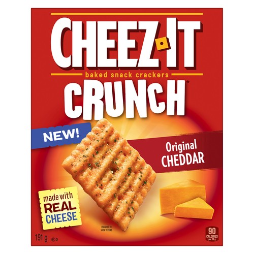 Kellogg's Cheez-It Crackers Crunch Cheddar 191 g