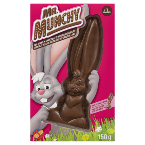 Allan Mr Munchy Solid Bunny Milk Chocolate With Rice Crisps 150 g