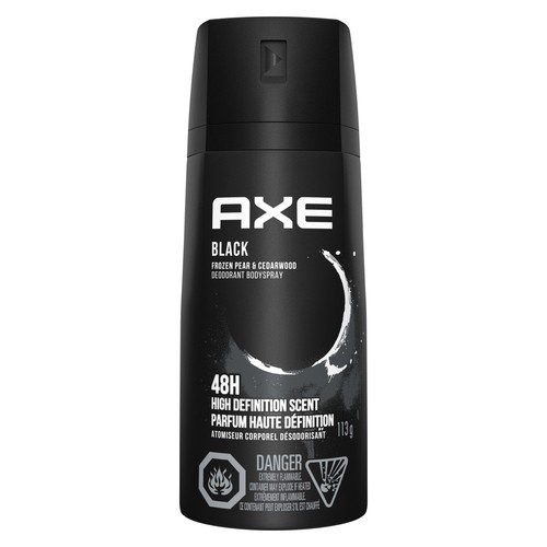 Axe Dual Action Deodorant Body Spray Black Variant 113 g