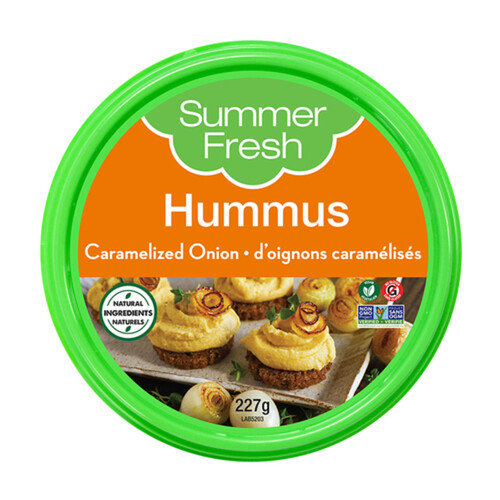 Summer Fresh Hummus Caramelized Onion 227 g