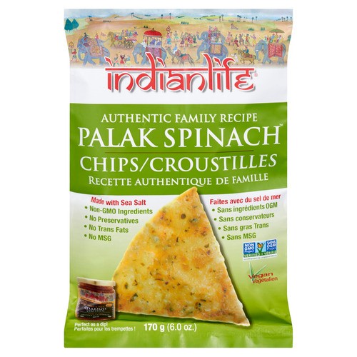 Indianlife Palak Spinach Chips 170 g