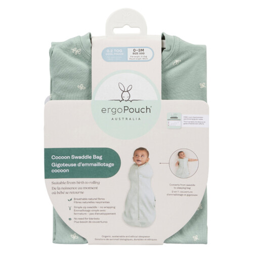 ErgoPouch Cocoon Swaddle Bag 0-3M 1 Pack