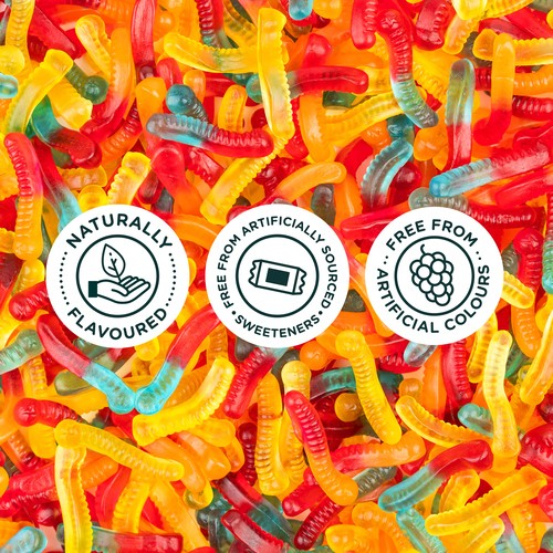 SmartSweets Candy Gummy Worms 50 g