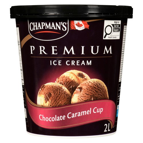 Chapman's Premium Ice Cream Chocolate Caramel Cup 2 L