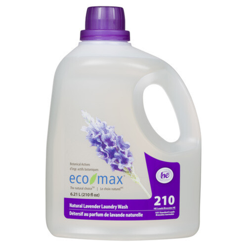 Eco Max Laundry Detergent Natural Lavender 6.21 L