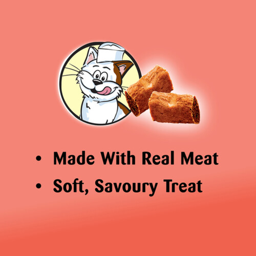 Temptations Meaty Bites Cat Treats Salmon Flavour 42.5 g