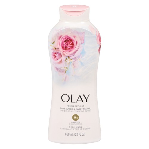 Olay Body Wash Rose Water & Sweet Nectar 650 ml