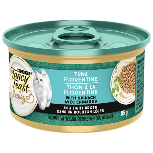 Purina Fancy Feast Wet Cat Food Medleys Tuna Florentine 85 g