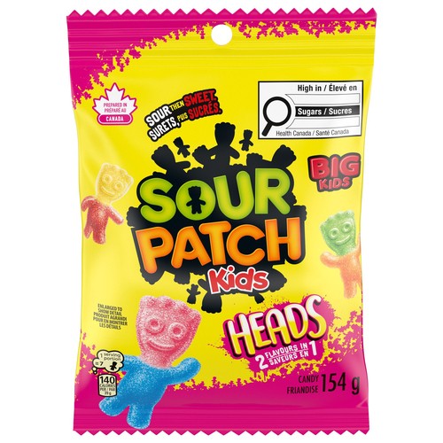 Sour Patch Kids Candy Big Heads 154 g