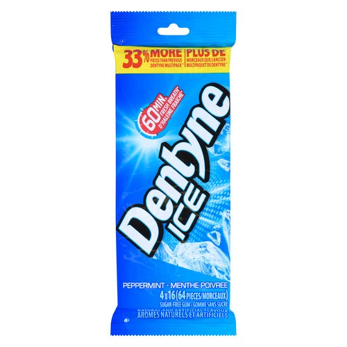 Dentyne Ice Sugar-Free Gum Peppermint 4 Pack