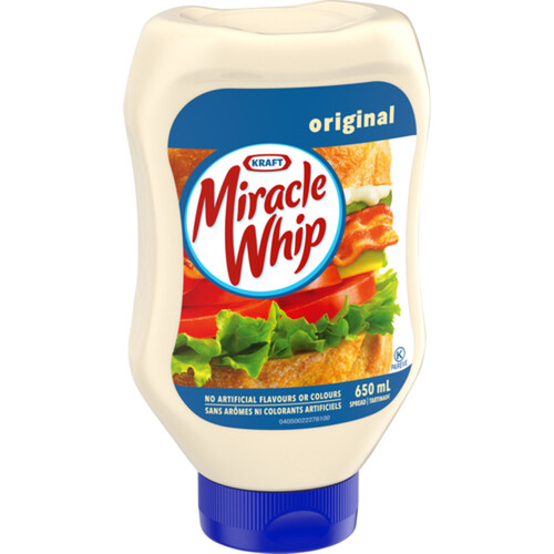 Kraft Miracle Whip Spread Original Easy Squeeze 650 ml