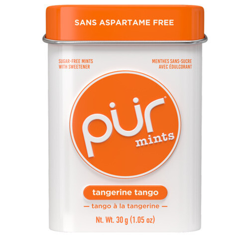 Pur Sugar-Free Mints Tangerine Tango 30 g