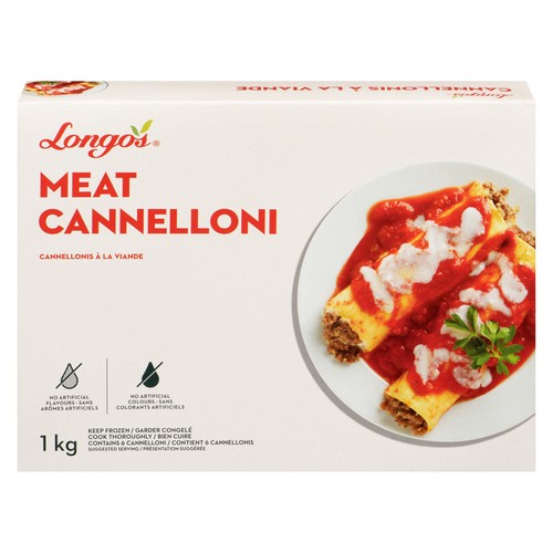 Longo's Frozen Meat Cannelloni 1 kg