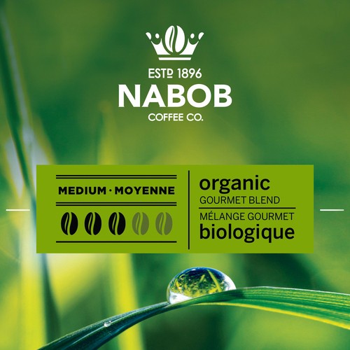 Nabob Organic Ground Coffee Gourmet Blend 915 g