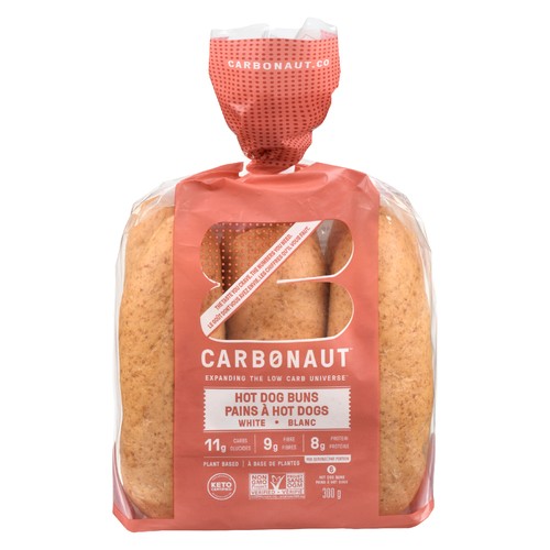 Carbonaut Hot Dog Buns 300 g (frozen)