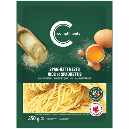 Compliments Naturally Simple Spaghetti Nest Pasta 350 g