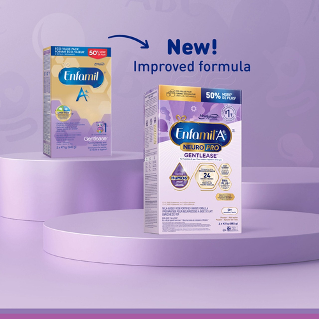 Enfamil A+ Neuropro Gentlease Infant Formula Powder Refill 862 g ...