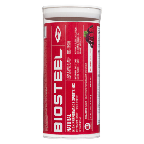 BioSteel Sports Drinl Natural High Performance Sports 12 x 84 g