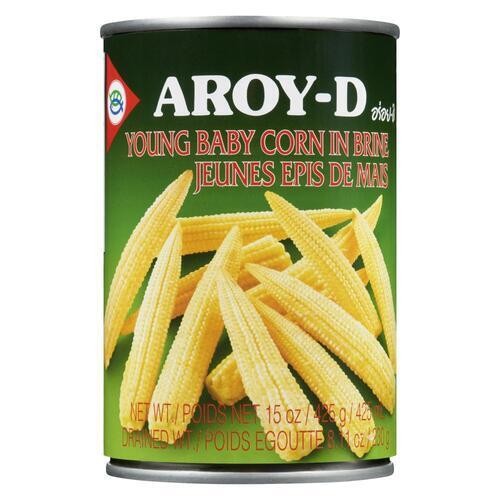 Aroy-D Canned Young Baby Corn In Brine 425 g