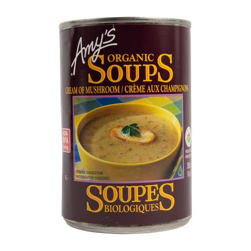 Amy's Kitchen Organic Soup Cream Of Mushroom 398 ml