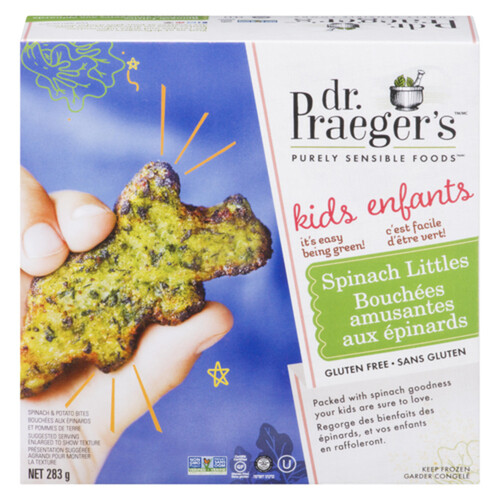 Dr.Praeger's Gluten-Free Frozen Spinach Littles 283 g