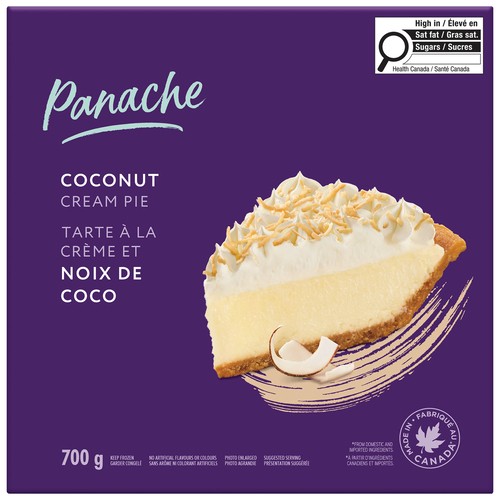 Panache Frozen Cream Pie Coconut 700 g