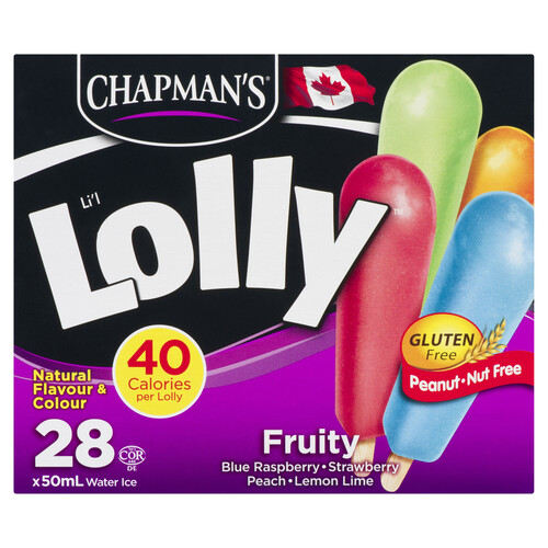 Chapman's Lil Lolly Ice Bar Fruity 28 Bars
