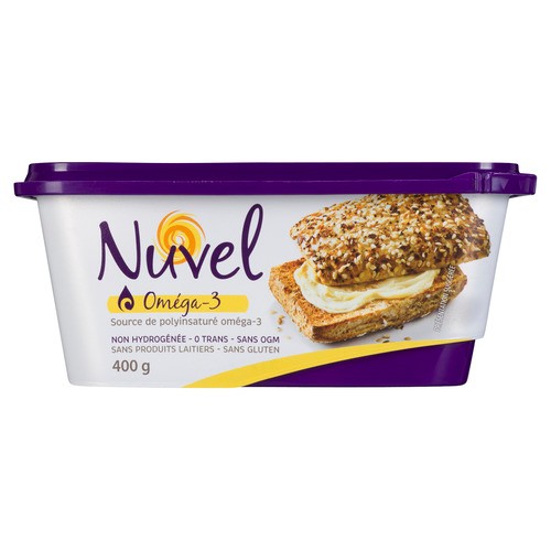 Nuvel Gluten-Free Dairy Free Margarine Non-Hydrogenated 400 g