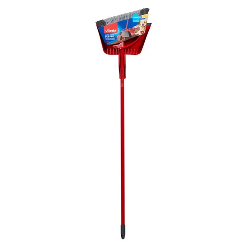 Vileda Pet Pro Super Angle Broom With Dustpan