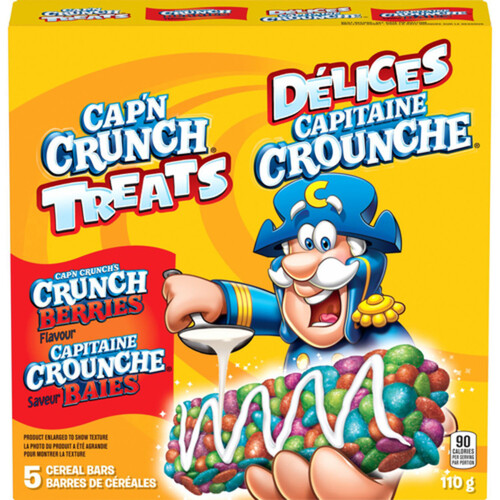 Cap'n Crunch Cereal Bars Berries 110 g