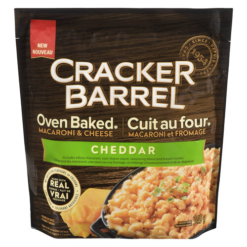 Cracker Barrel Oven Baked Mac & Cheese Cheddar 349 g