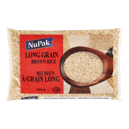 NuPak Long Grain Brown Rice 900 g
