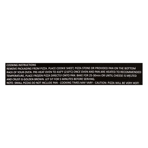 Tops Pizza Freezer Frozen Pizza Daves Great White North 325 g