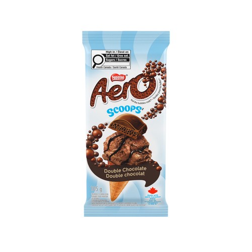Nestlé Aero Chocolate Bar Double Chocolate 105 g