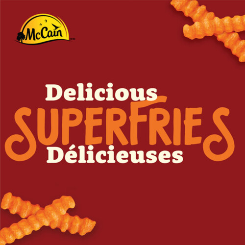 McCain Superfries Fries Crinkle Cut Sweet Potato 454 g