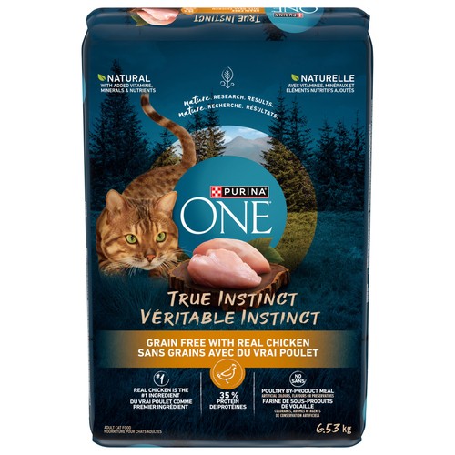 Purina ONE True Instinct Dry Cat Food Grain Free Chicken 6.53 kg