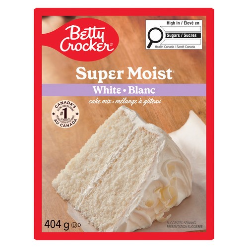 Betty Crocker Cake Mix Super Moist White 404 g