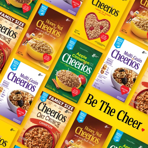 Cheerios Cereal Oat Crunch Almond Family Size 516 g