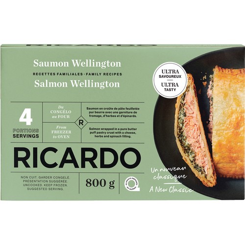 RICARDO Frozen Salmon Wellington 800 g
