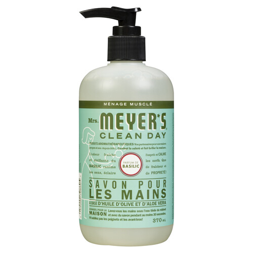 Mrs. Meyer's Clean Day Hand Soap Basil 370 ml