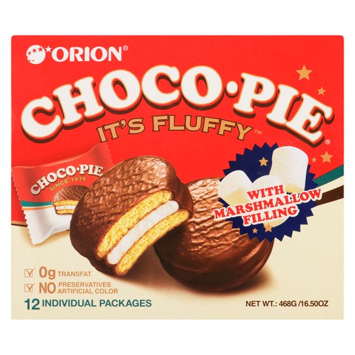 Orion Choco Pie Biscuit 12 Individual Packages 468 g