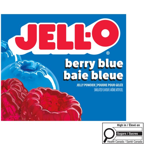 Jell-O Jelly Powder Berry Blue 85 g
