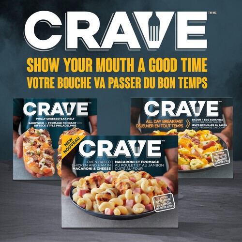 Crave Frozen Oven Baked Chicken And Ham In Macaroni & Cheese 320 g