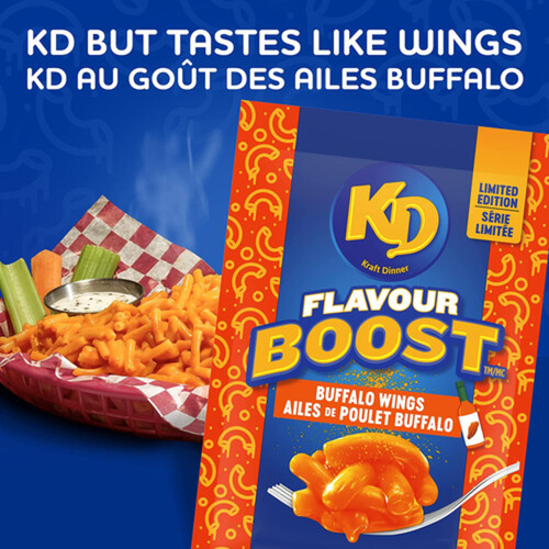 Kraft Dinner Boost Pasta Noodles Buffalo Wings 25 g