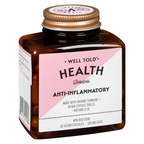 Well Told Health Anti-Inflammatory 62 Vegan Capsules