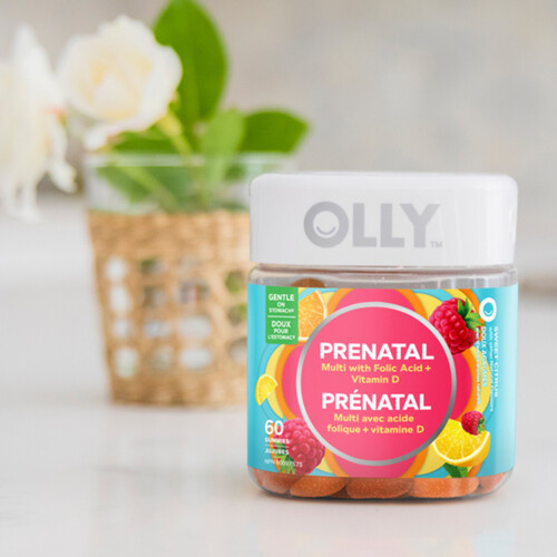 OLLY Prenatal Multivitamin Gummy Sweet Citrus 60 Count