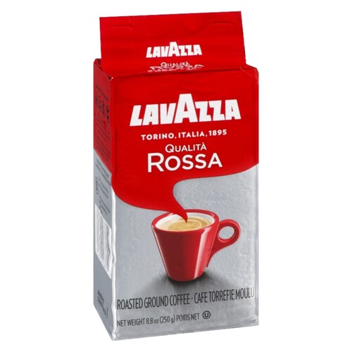 Lavazza Rossa Brick Roasted Ground Coffee 250 g